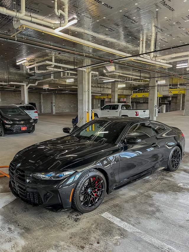 High‑gloss finish on detailed BMW M3