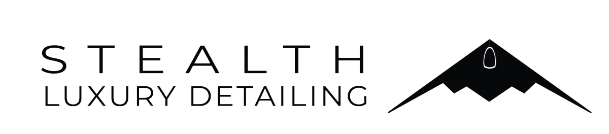 Stealth Luxury Detailing full black logo
