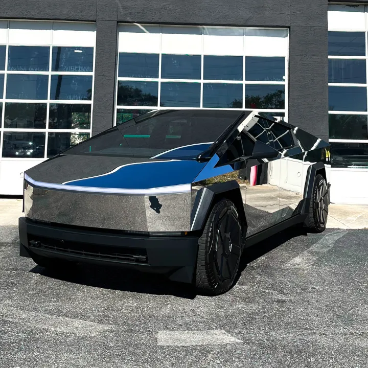 Tesla car detailing services in Sarasota, FL.